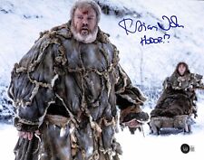 HODOR Kristian Nairn Game of Thrones (GOT) Signed 11x14 Photo BAS
