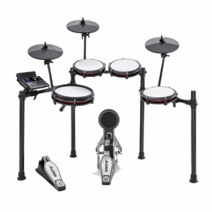 Alesis NITRO MAX KIT 8-Piece Mesh Electronic Drum Kit Set with Bluetooth - Picture 1 of 12