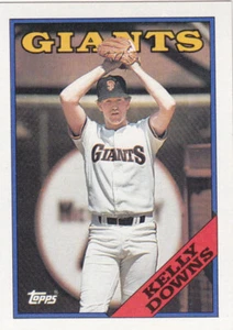 1988 TOPPS..KELLY DOWNS..NRMT..CARD # 629..GIANTS..FREE COMBINED SHIPPING - Picture 1 of 1