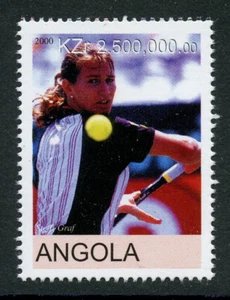 Steffi Graf Tennis Sports MNH Stamp 2000 Angola - Picture 1 of 1