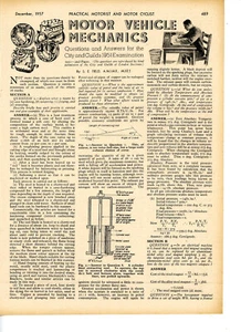 Stadt und Zündung 1951 Beispiel Fragen Antworten Kraftfahrzeug Mechaniker 1 +bit A - Bild 1 von 2
