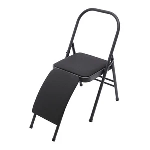 Durable Yoga Chair with 242.51 lbs Load Capacity, Foldable, with Widened Lumbar - Picture 1 of 12