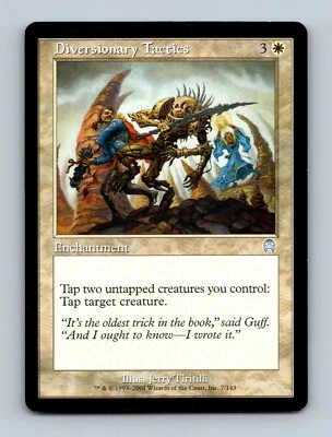 Magic The Gathering MTG Diversionary Tactics 7/143 (Silver) Apocalypse Card 2001 - Image 1 of 2