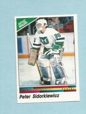 1990-91 Panini Hockey Sticker Peter Sidorkiewicz #38 Goalie Whalers MINT!