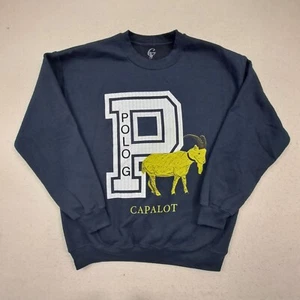 Polo G Sweatshirt Mens Large Blue Navy Capalot Pullover Crew Neck Sweater Goat - Picture 1 of 10