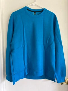Nike NikeLab Federer RF Court Tennis Crew Sweatshirt M Blue 826875-413 Rare New - Picture 1 of 5