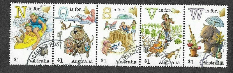 Australia 2016-Aussie Alphabet fino usado cto set  Foto 1 de 1