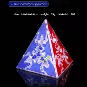 Qiyi Gear Pyraminx Transparent - Picture 1 of 4