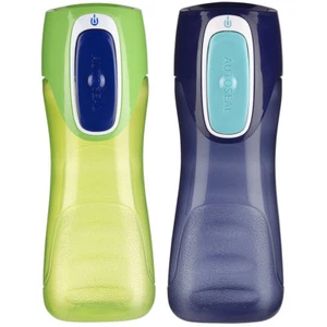 Contigo 14 oz. Kids Trekker Autoseal Water Bottle 2-Pack - Granny Smith/Nautical - Picture 1 of 7