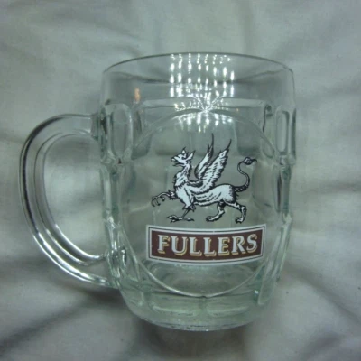 Vintage  Fullers Half Pint Glasses X2  Height 9.5 cm    Used - Image 1 of 4