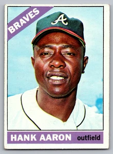 1966 TOPPS #500 HANK AARON BRAVES - Picture 1 of 3