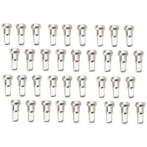 Tusk Impact Wheel Replacement Spoke Nipple Kit Rear Silver For KTM 200 EXC 2003 - Picture 1 of 7