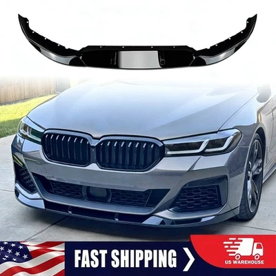 Kit divisor parachoques delantero para 21-23 BMW Serie 5 G30 M Sport LCI 540i 525i 530i Foto 1 de 4