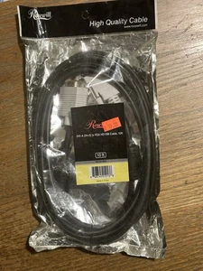 Rosewill DVI-A (24+5) to VGA HD15M Cable, 10ft - Brand New - Afbeelding 1 van 3