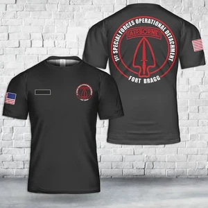 Custom Name US Army 1st Special Forces Operational Detachment T-Shirt 3D - Picture 1 of 2