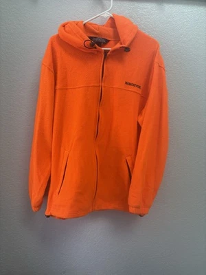 WINCHESTER JACKET, ORANGE, MENS M ZIPPER POCKETS, BOTTOM CINCHES-Hunting - Image 1 of 4