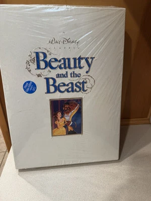 Disney BEAUTY AND THE BEAST Deluxe Collectors Edition VHS Box Set New Sealed - Image 1 of 2