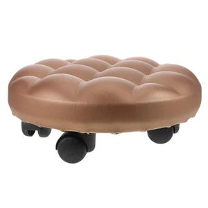  Niedriger kleiner Hocker, Rollhocker, Mehrzweck-Rollhocker, niedriger - Bild 1 von 12