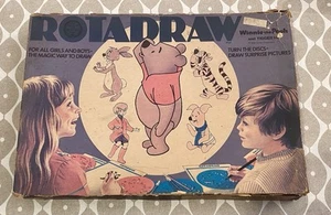 Rotadraw Winnie the Pooh 6 dischi, vintage - Foto 1 di 8