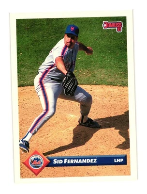 1993 Donruss #566 Sid Fernandez New York Mets - Image 1 of 2