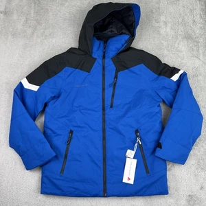 Obermeyer Ski Fleet Jacket Teen Boys Size XL 18 Blue Waterproof Breathable - Picture 1 of 15