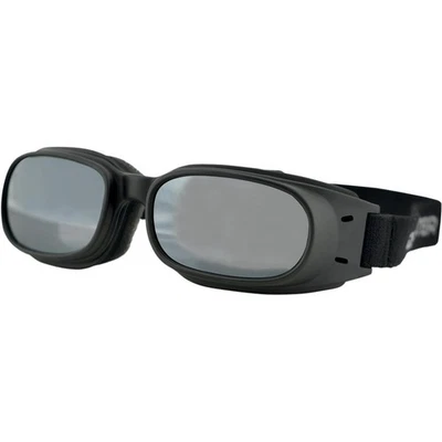 Bobster Eyewear Reflective Piston Goggles (One Size Fits All, Black/Smoke Lens) - Image 1 of 3