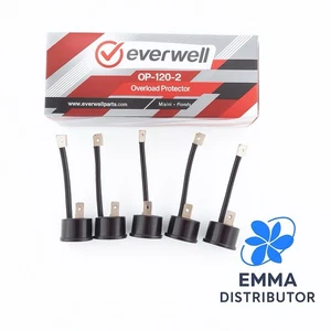 5 Pcs AC Compressor Overload Protector 12000 BTU 220V 3/4" Diam. W/Wire - Picture 1 of 5