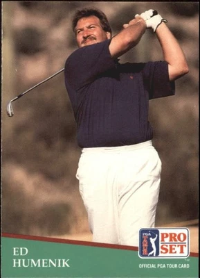 Ed Humenik 1991 Golf PRO SET MINT RC ROOKIE CARD #175 - Image 1 of 2