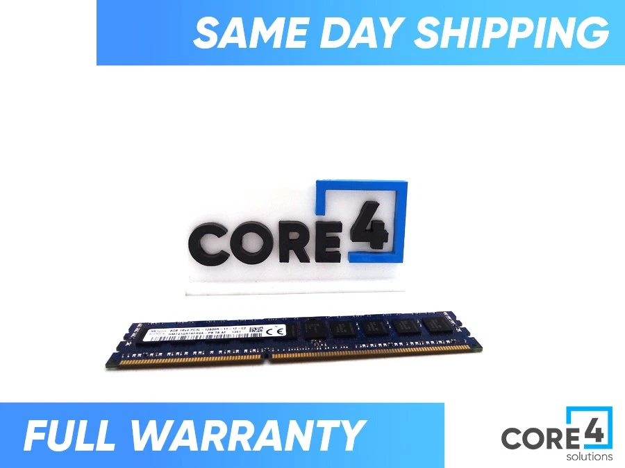 HYNIX HMT41GR7AFR4A-PB 8GB PC3L-12800R DDR3-1600 1RX4 ECC MEMORY DIMM - M393B1G7 - Image 1 of 1