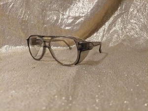Vintage AO Z87 Safety Glasses With Side Shields 5 3/4 Tinted Translucent - Picture 1 of 15
