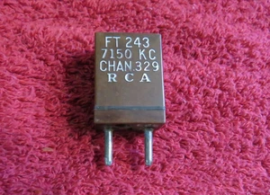7150 KC kHz FT-243 Ham Radio Crystal TESTED - Picture 1 of 3