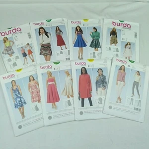 Sewing Pattern Bundle NEW Women's Burda 7049 6658 6536 6597 6594 7016 6727 6650 - Picture 1 of 5