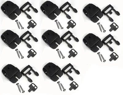 8pcs Spa Hot Tub Cover Broken Latch Repair Kit Clip Lock with key and hardware - Image 1 of 4