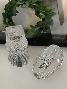 Waterford Marquis Krippe Maria & Jesuskind Figuren Bleikristall 2-teiliges Set Vintage - Bild 1 von 19