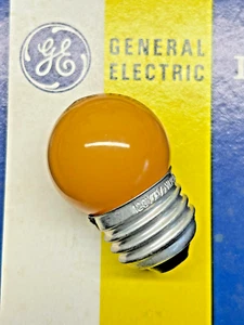 GE 7 1/2S/CO Orange Indicator Lamp, New - Picture 1 of 1