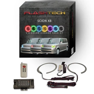 Kit Halo LED Multicolor RGB con Control Remoto RF para Faros Scion xB 2004-2007 - Imagen 1 de 7