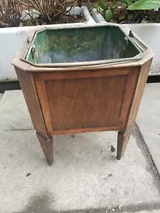 Rare Antique Portable Ice Box with Marquetry - Picture 1 of 7