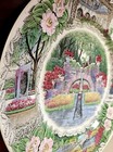 Bellingrath Gardens Staffordshire Souvenir Plate JonRoth Adams Mobile Alabama 