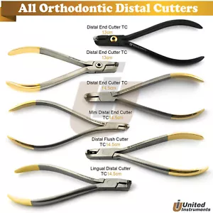 Range Orthodontic Distal Cutter TC Archwire End Cutting Dental Pliers Ortodoncia - Picture 1 of 7