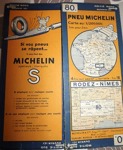 carte michelin 80 rodez nimes 1933 - Picture 1 of 1
