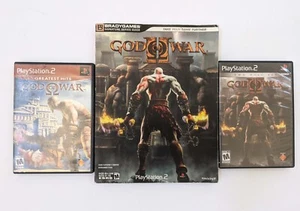 God of War 1 y 2 Lote PS2 GOW 2 juegos con Guía Sony PlayStation 2 PROBADO - Imagen 1 de 7
