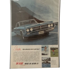 Anuncio de colección Oldsmobile Starfire High Adventure 1964 - Imagen 1 de 4