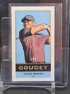 2018 Upper Deck Goodwin Champions Tiger Woods Mini Goudey (B)