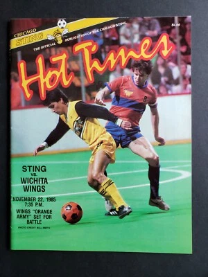 Chicago Sting vs WIchita Wings 1985 Soccer Program  - Image 1 of 4