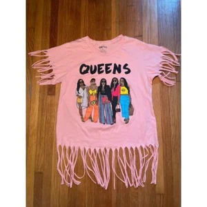 Camisa On Fire Queens Rosa Flecos L - Imagen 1 de 4