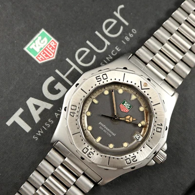 TAG HEUER 3000 PROFESSIONAL 932.206 Cal. ETA 955.114 Swiss Made Vintage Watch - Image 1 of 4