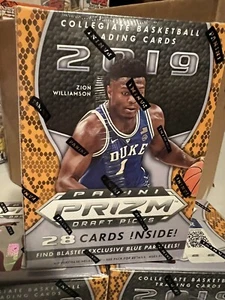 2019-2020 Panini Prizm NBA Draft Picks Blaster Box Zion Ja? Color Blast? - Bild 1 von 4