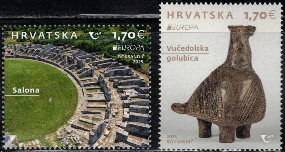 2025 Croatia Europa CEPT MNH Archaeological Discoveries - Image 1 of 1