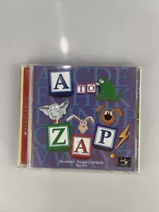 A to ZAP! Pre-Reading & Letter Recognition Skills Sunburst CD ROM - Picture 1 of 3