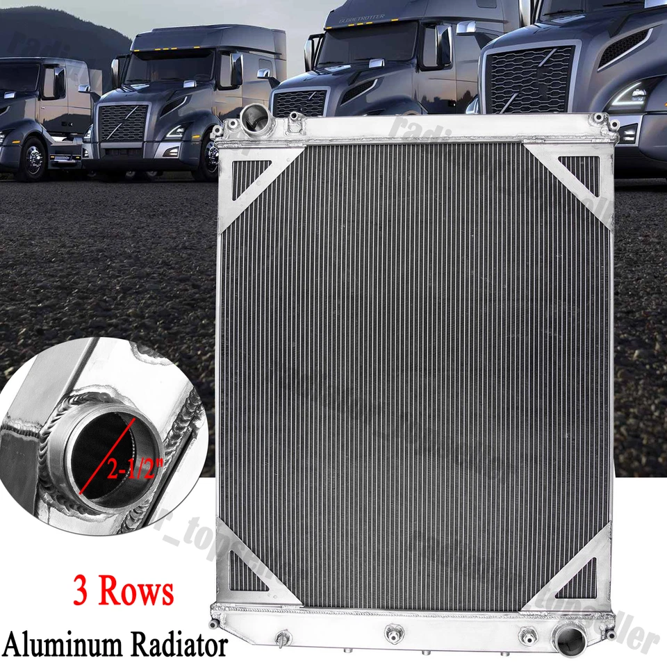 For 2008-2014 Volvo Mack Vision Truck VAH VNL/VNM VHD 3 Rows Radiator Aluminum Foto 1 de 4